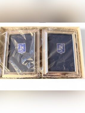 Lunt Silver Plate Frame Set (4 frames) nwt-in original packaging